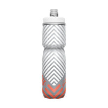 Camelbak Podium Chill 24oz insulated bike bottle Coral Stripe
