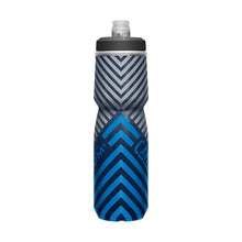 Camelbak Podium Chill 24oz insulated bike bottle Navy Stripe