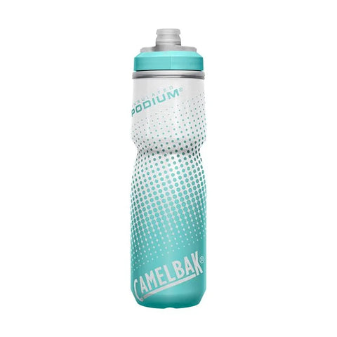 Camelbak Podium Chill 24oz insulated bike bottle Teal Dot
