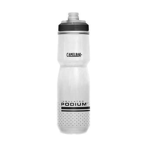 Camelbak Podium Chill 24oz insulated bike bottle white black for cycling