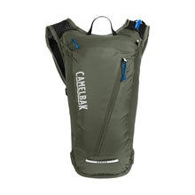 Camelbak Rogue Light 7 bike hydration pack in Dusty Olive with Crux 70oz reservoir