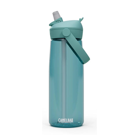 Camelbak Thrive Flip Straw 25oz water bottle in Cove color with leak-proof straw lid