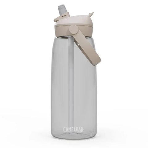 Camelbak Thrive Flip Straw 32oz clear water bottle with leak-proof lid