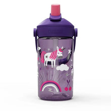 Camelbak Thrive Flip Straw Kids 14oz water bottle with unicorn party design