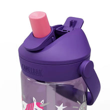 Camelbak Thrive Flip Straw Kids 14oz water bottle with unicorn party design