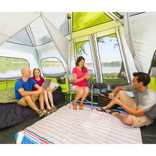 CORE 12 person instant cabin tent 18x10 grey and green large family camping tent