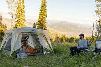 CORE EQUIPMENT 4 person instant cabin tent 8x7 grey and green