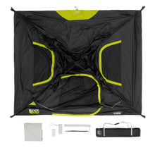 CORE 6-Person Instant Cabin Blockout Tent 11x9 Grey Black camping tent