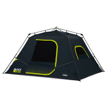 CORE 6-Person Instant Cabin Blockout Tent 11x9 Grey Black camping tent
