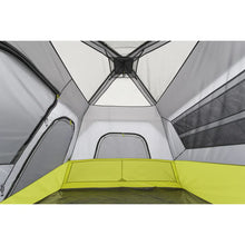 CORE Equipment 6-Person Instant Cabin Tent 11x9 grey and green family camping tent.
