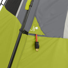 CORE Equipment 6-Person Instant Cabin Tent 11x9 grey and green family camping tent.