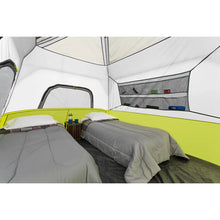 CORE Equipment 6-Person Instant Cabin Tent 11x9 grey and green family camping tent.