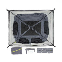 CORE 6-person instant cabin tent 11x9 ft with full rainfly spacious family camping tent