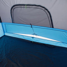 CORE 6-Person Lighted Instant Cabin Tent 11x9 grey and blue