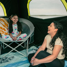CORE 9-Person Instant Cabin Blockout Tent 14x9 Grey Black family camping tent