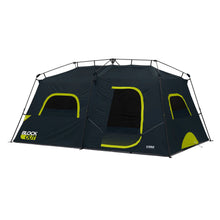 CORE 9-Person Instant Cabin Blockout Tent 14x9 Grey Black family camping tent