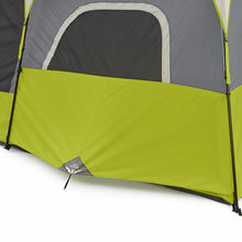 CORE 9 person instant cabin tent 14x9 grey and green spacious family camping tent