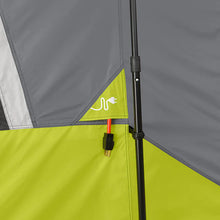 CORE 9 person instant cabin tent 14x9 grey and green spacious family camping tent