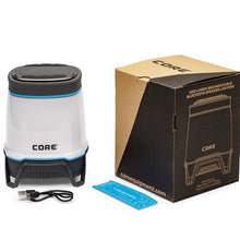 CORE Equipment 1250 Lumen rechargeable LED lantern with built-in Bluetooth speaker