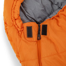 CORE EQUIPMENT 20 degree Hybrid Sleeping Bag orange and grey