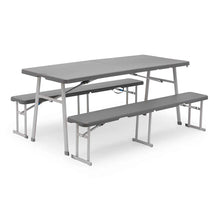 CORE Equipment 6ft 3-in-1 picnic table combo convertible bench and table set