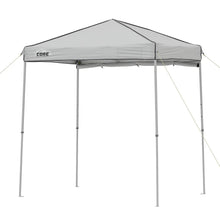 CORE EQUIPMENT 6x4 Instant Canopy with Half Sun Wall Light Grey