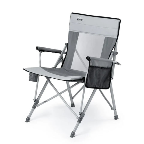 CORE Equipment Core Hard Arm Mesh Chair with breathable mesh fabric