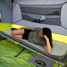 CORE Equipment Outdoor Folding Camping Cot Grey lightweight portable camp bed