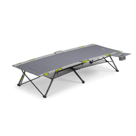 CORE Equipment Outdoor Folding Camping Cot Grey lightweight portable camp bed