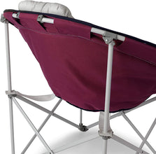 CORE Equipment oversized padded round camping chair with ultra comfortable cushioned seat