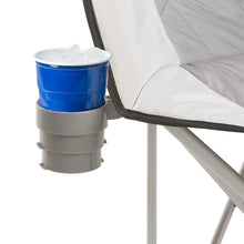 CORE Extra-Comfort Oversized Round Camping Chair with padded seat 