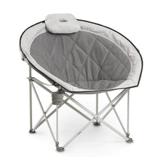 CORE Extra-Comfort Oversized Round Camping Chair with padded seat 