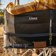 CORE Loveseat Double Outdoor Camp Padded Chair in Mocha Latte