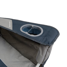 CORE Equipment loveseat double outdoor padded camp chair in blue and silver