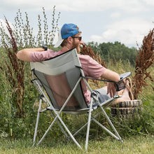 CORE Tension Mesh Chair grey and silver ergonomic breathable office and gaming chair with supportive mesh back design