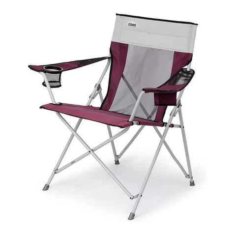 CORE Tension Mesh Chair red and silver ergonomic breathable office and gaming chair