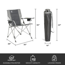 CORE Tension XL padded camping chair heavy.