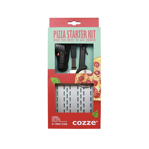 Cozze gift set with premium pizza accessories for outdoor cooking and BBQ
