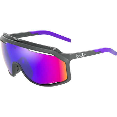 Bollé Chronoshield Titanium Matte Sunglasses with Volt+ Ultraviolet Polarized Lenses