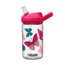 Camelbak Eddy+ Kids 14oz water bottle Color Block Butterflies BPA-free leak-proof design