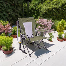 GCI Comfort Pro Rocker camping chair Loden Green portable outdoor rocking chair