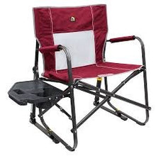 GCI Freestyle Rocker XL outdoor rocking chair with side table cinnamon