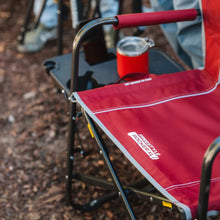GCI Freestyle Rocker XL outdoor rocking chair with side table cinnamon