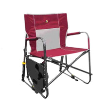 GCI Freestyle Rocker XL outdoor rocking chair with side table cinnamon