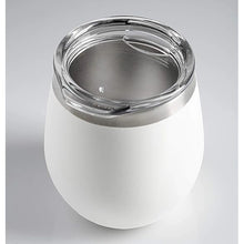 GSI Glacier stainless glass white insulated outdoor drinking cup for camping and travel