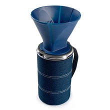 GSI Javadrip 30 oz blue portable coffee brewer for camping and outdoor drip coffee