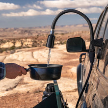 Hands-free sink and shower kit for hygienic washing
