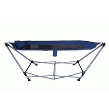 HIFAZAT portable blue camping hammock lightweight