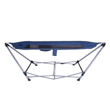 HIFAZAT portable blue camping hammock lightweight