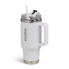 IGLOO 32 oz stainless steel travel mug white durable and leak resistant